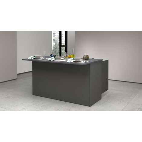 Isola Credenza Moderna Antracite 155x90x90 cm - Design Elegante
