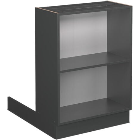 Isola cucina Fame-Line, Antracite, 60 cm senza piano di lavoro, Vicco