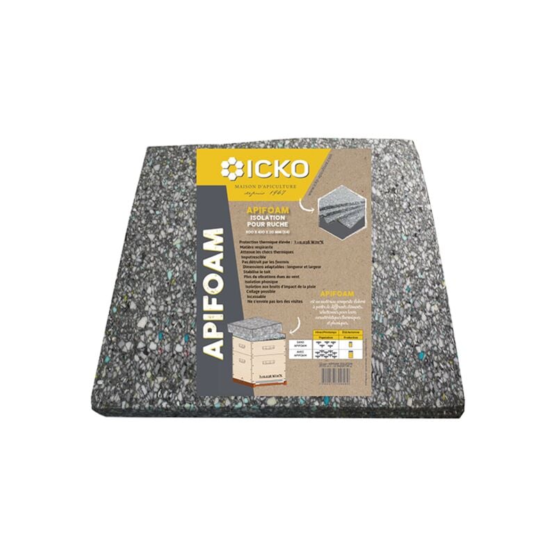 Icko - Isolant Apifoam 10 cadres pour ruche Dadant