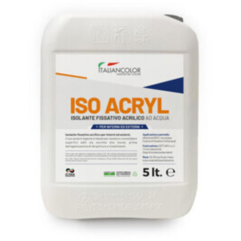ISOLANTE FISSATIVO ACRILICO ISOACRIL 5L- 1,0 pz