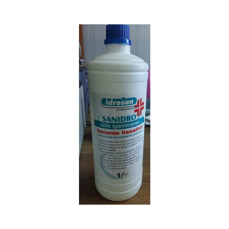 Sicashop - Isolante Fissativo Consolidante Idrorepellente Antisanitro 1lt Idrosan