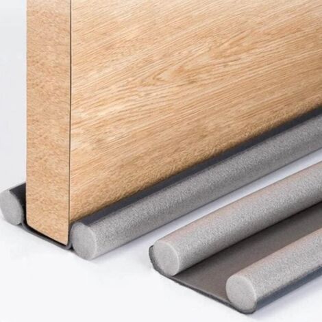 Isolanti per porte inferiori - Isolamento contro freddo, calore, parassiti e polvere - (Nero, 94 cm)