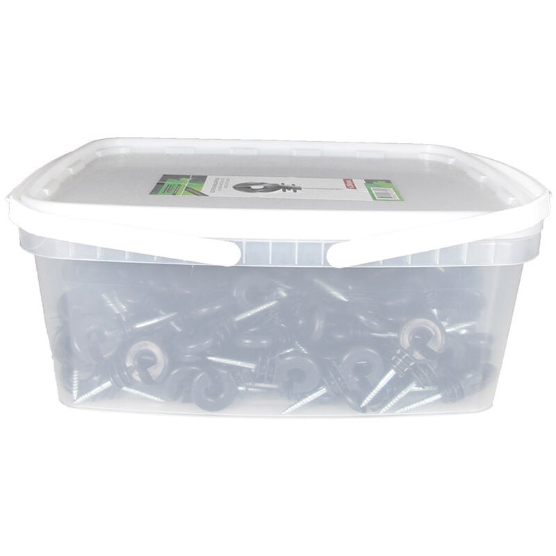 250 Isolateurs annulaires noirs