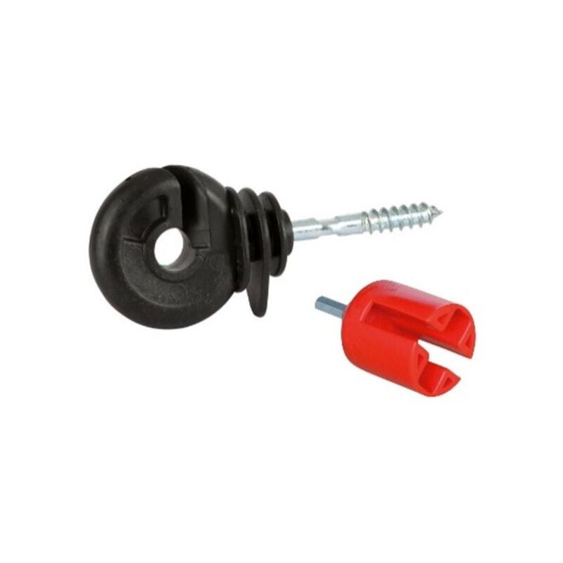 Kerbl - Isolateur Annulaire Renforcé à Visser + Embout Visseur, 100 Pcs