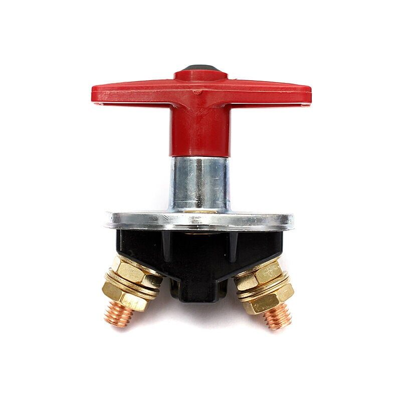 Isolateur de Batterie à Clé Fixe de 200 Amp Interrupteur D'Arrêt Coupé Interrupteur électrique 12V / 24V Commutateur électrique Robuste