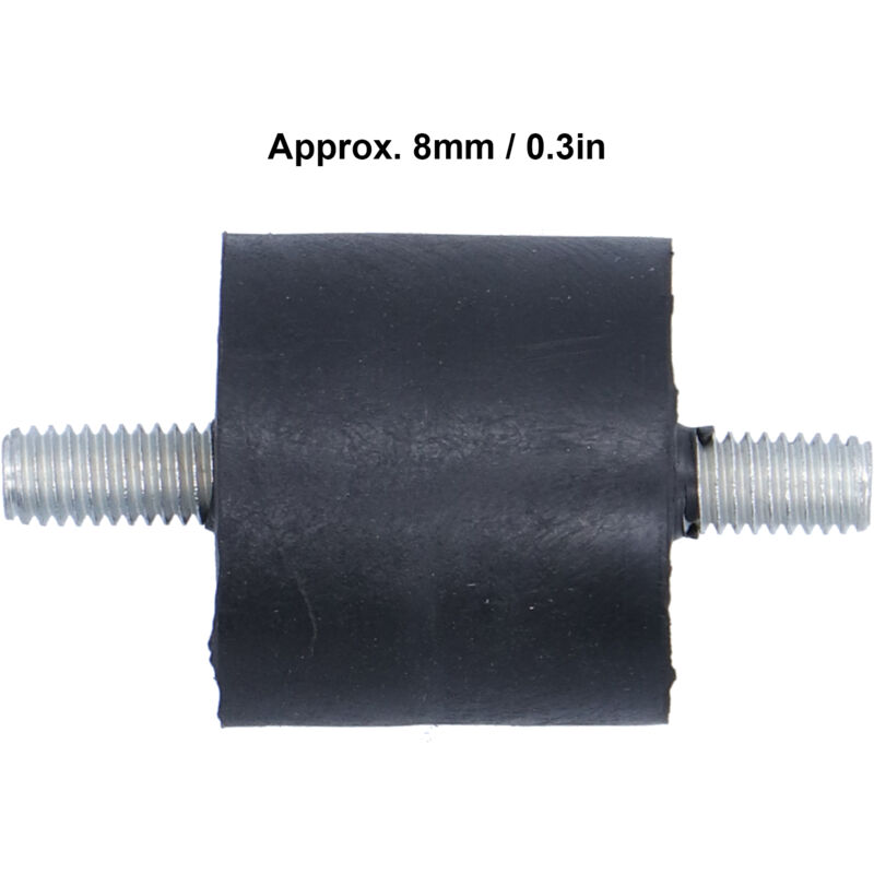 Isolateur de vibrations en caoutchouc, 10 pièces, Absorption des chocs, haute élasticité, bon amorti, réduction du bruit, MountsM8
