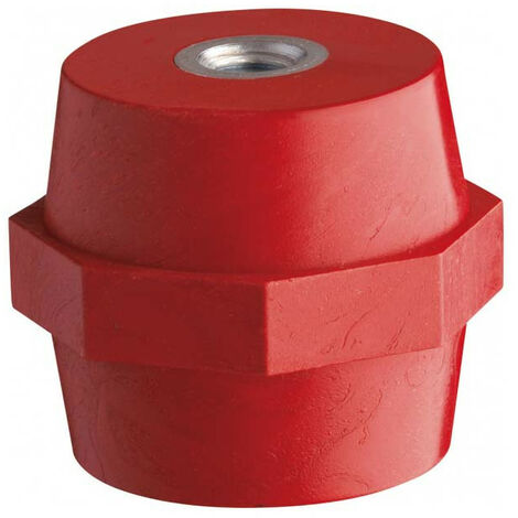 Isolateur en Laiton Vemer H35 M6 couleur rouge SA524600