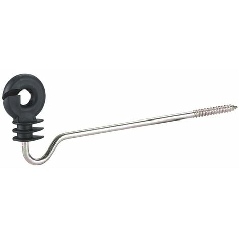 Isolateur espacé pour fil et corde avec paquet de 10 vis en bois de 10 pièces