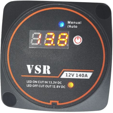  Interrupteur de Déconnexion de Batterie à Distance 12V 240A  avec Affichage de Voltmètre Numérique à LED pour un Contrôle Plus Pratique  de L'alimentation de la Voiture