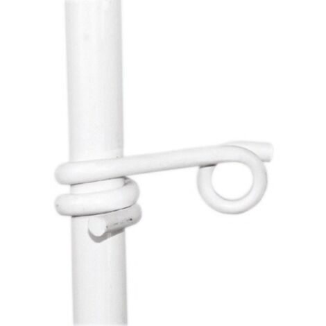 Isolateur queue de cochon 50 pièces – Traitement anti-UV – Compatible avec piquet de 12 mm – Pour fils, cordes ou rubans – Chapron Lemenager