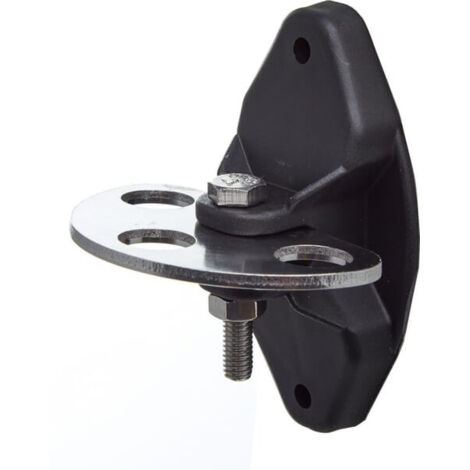 Isolateur triple ancrage noir Kerbl (lot de 2)