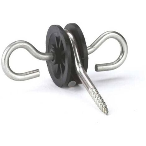 Isolateurs double ancrage à vis Kerbl (lot de 10)