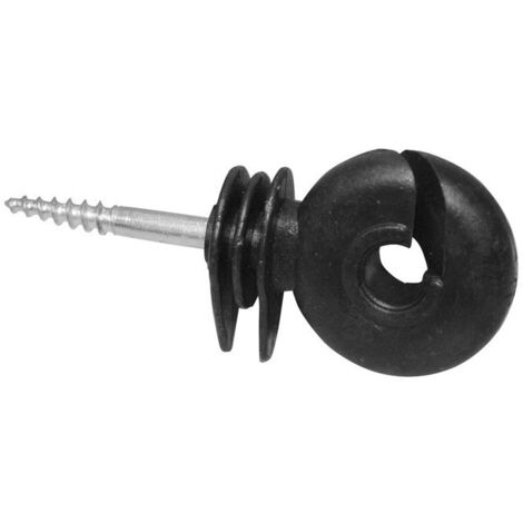 Isolatore ad anello con vite legno per filo e corda
