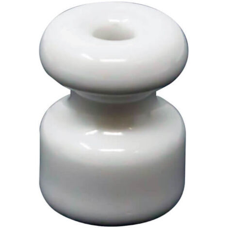 Isolatore di corrente Electraline porcellana d.16 pz.4