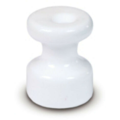 Isolatore in ceramica Fanton diametro 19mm Bianco 84031