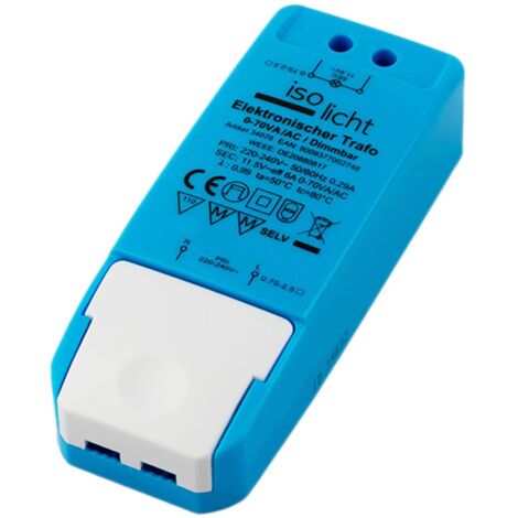 Isoled Alimentatore universale dimmerabile a LED, 12 V, 0 – 70 W