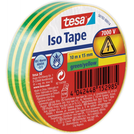 Isoler - Electrique 6000 Volts Jaune\vert 15mmx10ml
