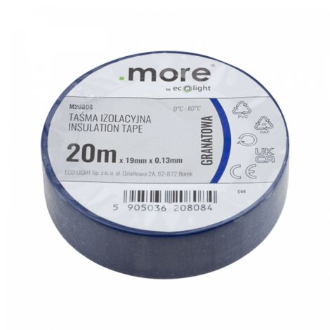 Isolierband 19mm x 0,13mm MARINEBLAU 20m