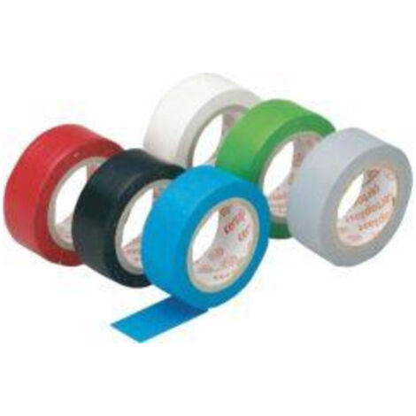 Isolierband weich PVC, 4,5 m , 6 Rll.farbig sort