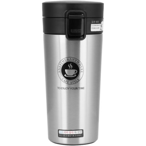 Isolierbecher (380 ml) mit Filter, tragbare Wasserflasche für Büro, Zuhause und Reisen