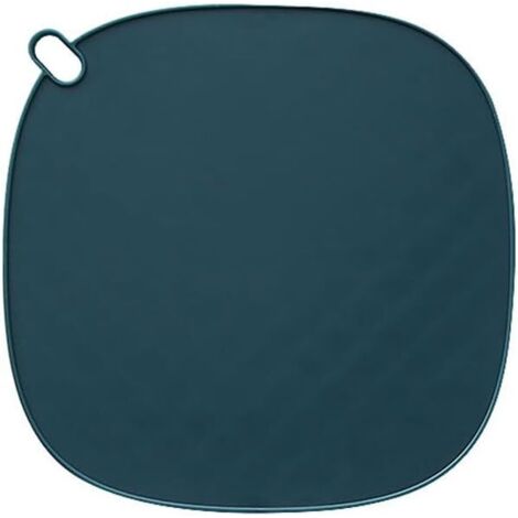 Isolierende Silikonmatte, Untersetzer, Küchentischset, Western-Tischset, nordisches Esstischset, dunkelblau