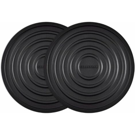 Isolierende Silikonuntersetzer, Tischsets, runde Platzdeckchen, Untersetzer für Zuhause und Büro, dekorative Untersetzer, 18 cm dick