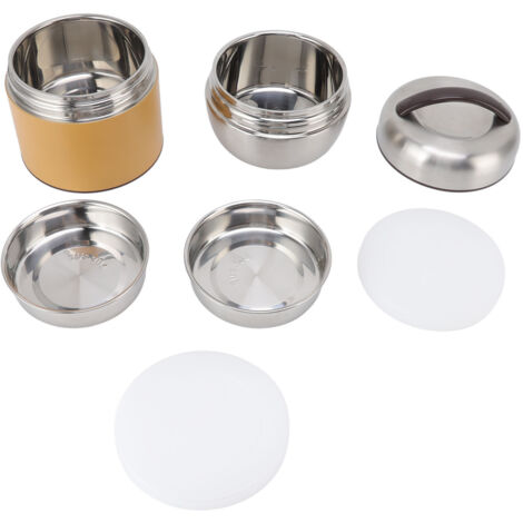 Isolierte 1,5-Liter-Lunchbox aus Edelstahl, auslaufsichere Bento-Box für Mittagessen, Büro und Reisen