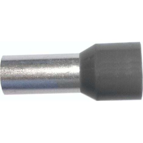 Isolierte Aderendhülse 0,75 mm² grau, Inhalt 100 Stück Lüsterklemmen & Aderendhülsen