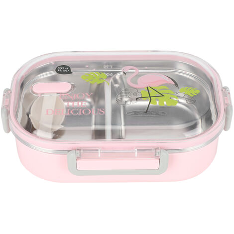 Isolierte Bento-Box (650 ml), Edelstahl 304, auslaufsicher, für Kinder und Schüler – Blau