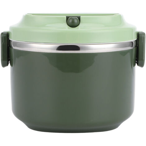 Isolierte Edelstahl-Lunchbox, tragbare Bento-Box für Mittagessen, 1-Liter-Lebensmittelbehälter, Küchenutensilien