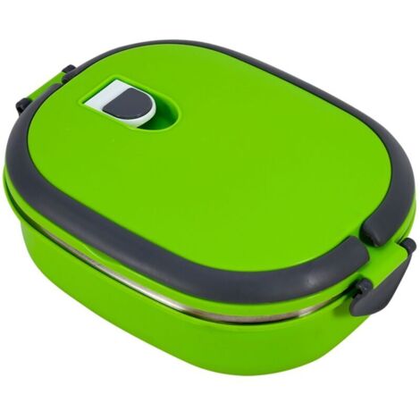 Isolierte Edelstahl-Lunchbox zur Aufbewahrung von Speisen, 1-lagig, grün