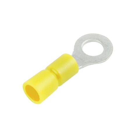 Isolierte Rundklemme 4,3mm - gelb