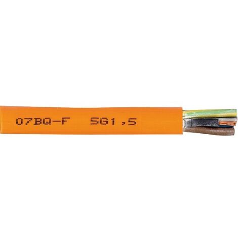Isolierte Starkstromleitung H07V-K flexibel, 1 x 16 mm² braun - Rolle 100 m