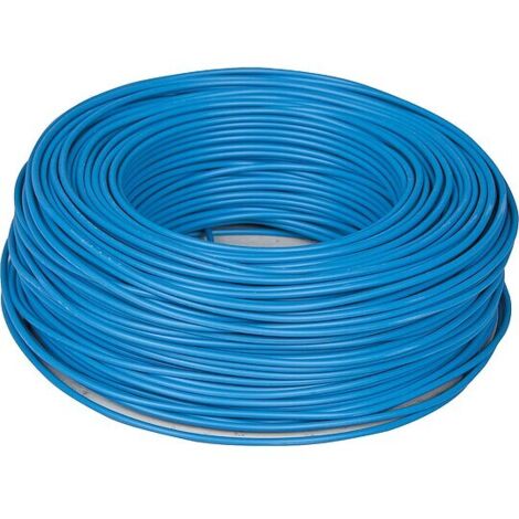 Isolierte Starkstromleitung H07V-U massiv, 1 x 1,5 mm² schwarz - Rolle 100 m