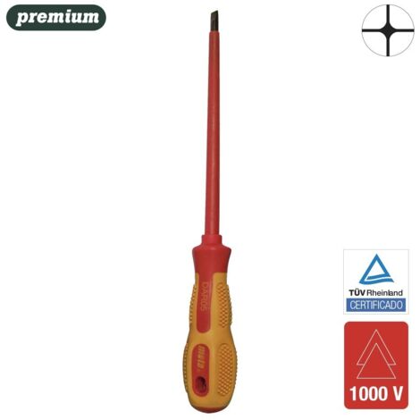 Isolierter Gerade-Schraubendreher 3x100mm Dir3 Mota