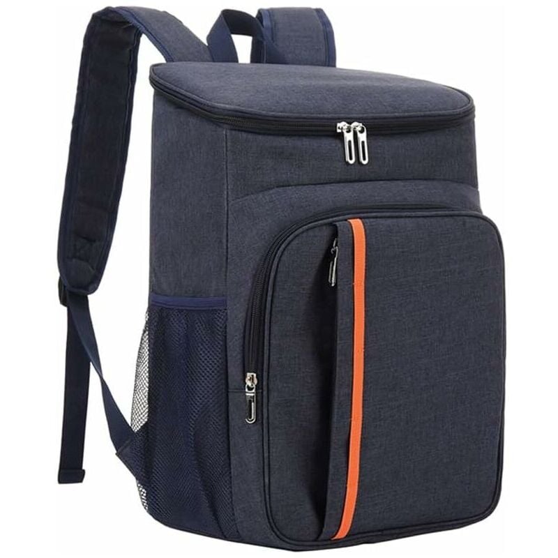 Image of Isolierter Kühlrucksack – 18 l für Picknick, Strand, Camping (Marineblau)