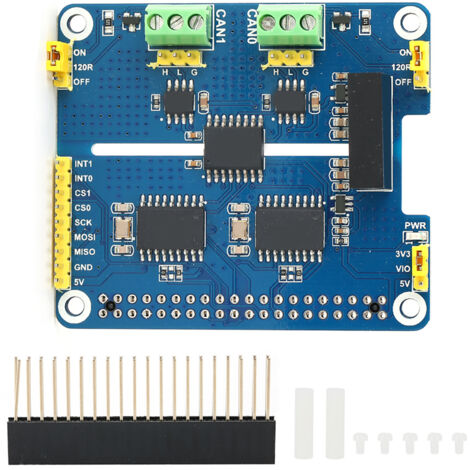 Isoliertes Zweikanal-CAN-Bus-Modul mit Schaltungsschutz für Raspberry Pi