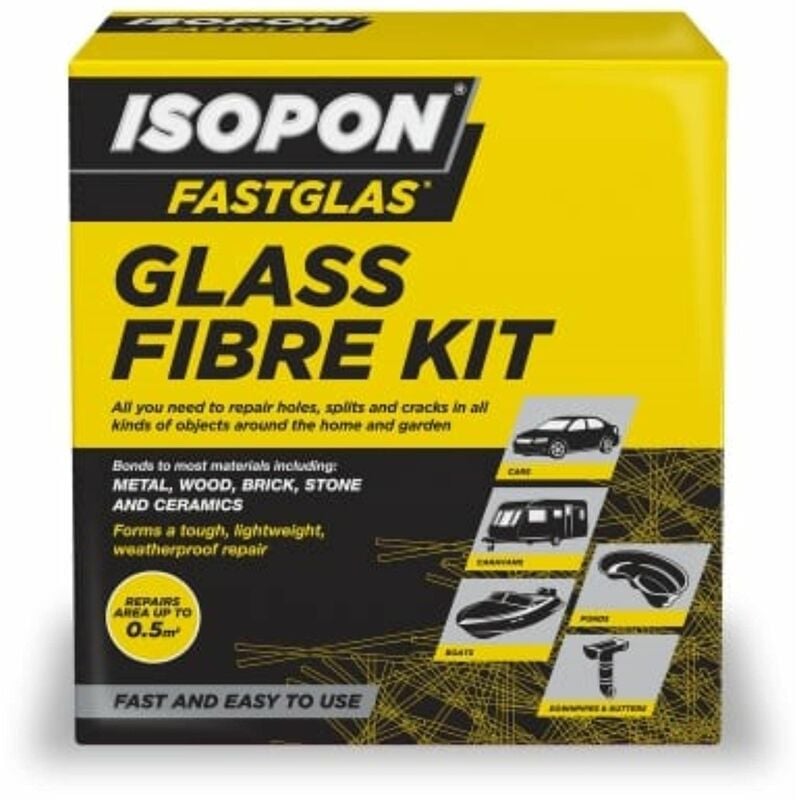 Isopon® fastglas Resin & Glass Fibre Kit Large upogllad - U-pol