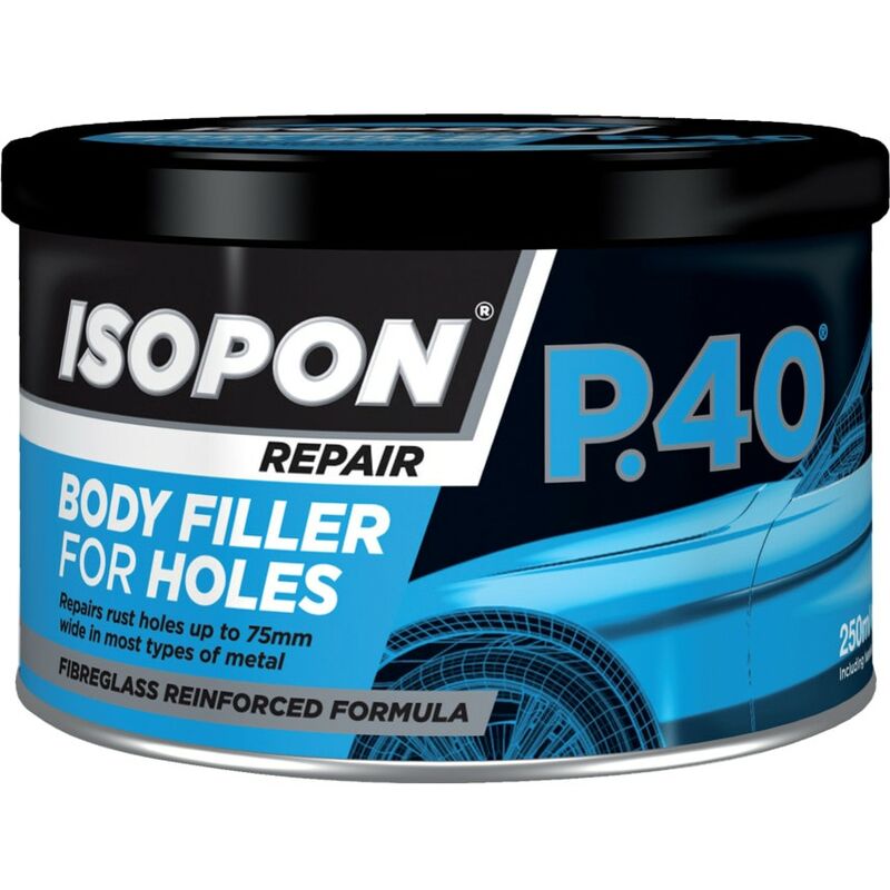 U-pol - P.40 Body Filler for Holes Tin 250ml UPOP40S