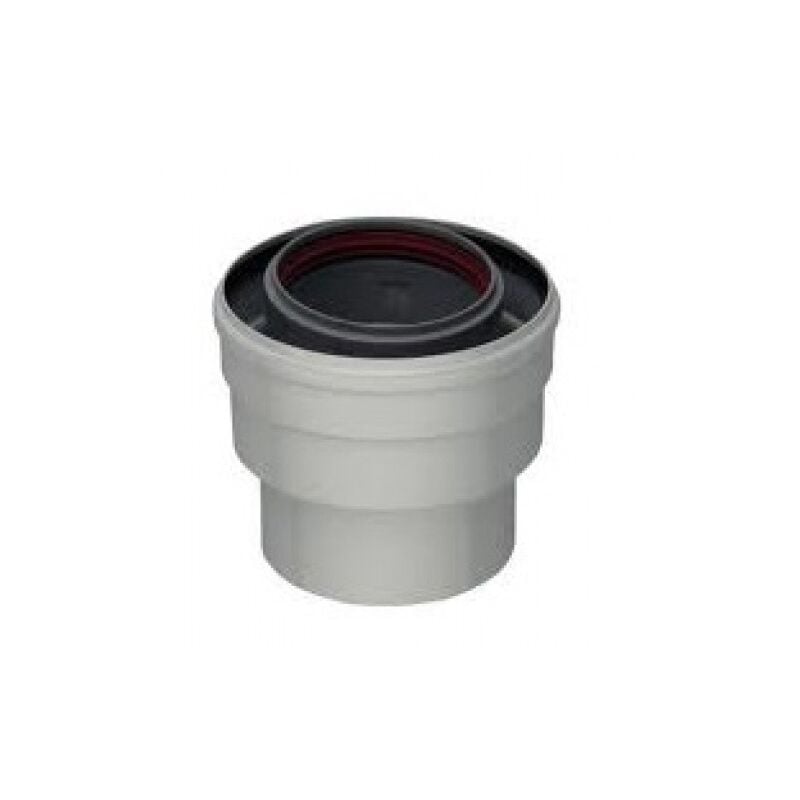 Raccordement concentrique ventouse adaptateur 60/100 a 80/125