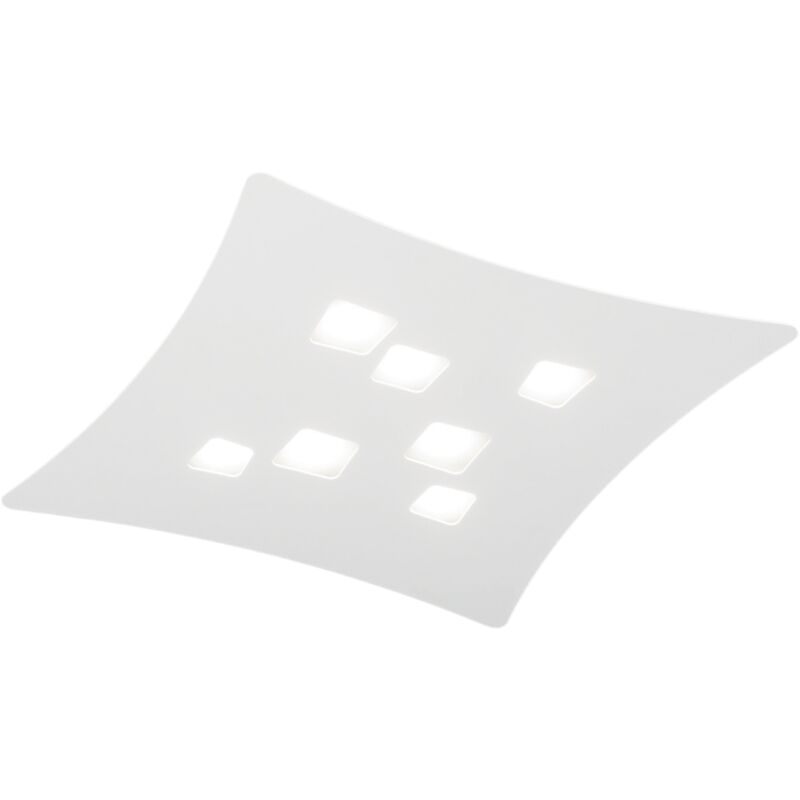 G.e.a. Luce Weiß G.e.a.luce - Isotta Deckenleuchte 7X Gx53 – Metall 62X69 Cm, Modernes Design, Max. 7X8w, Ip20, Ohne Leuchtmittel Größe 7