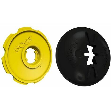 Isover – Pastille Optima 2 rondelle d'étanchéité pare-vapeur – boîte de 50 unités – pour chantiers humides – renforce l'efficacité de la membrane