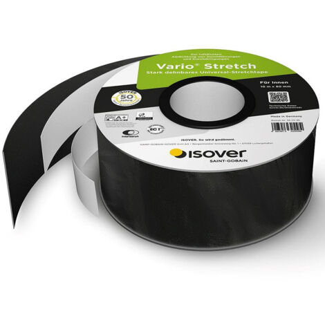 Isover Vario Stretch 80 mm x 10 m  - Stark dehnbares Universal Klebeband