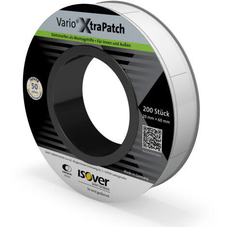 Isover Vario XtraPatch Klettstreifen 20 x 60 mm Rolle a 208 Stück