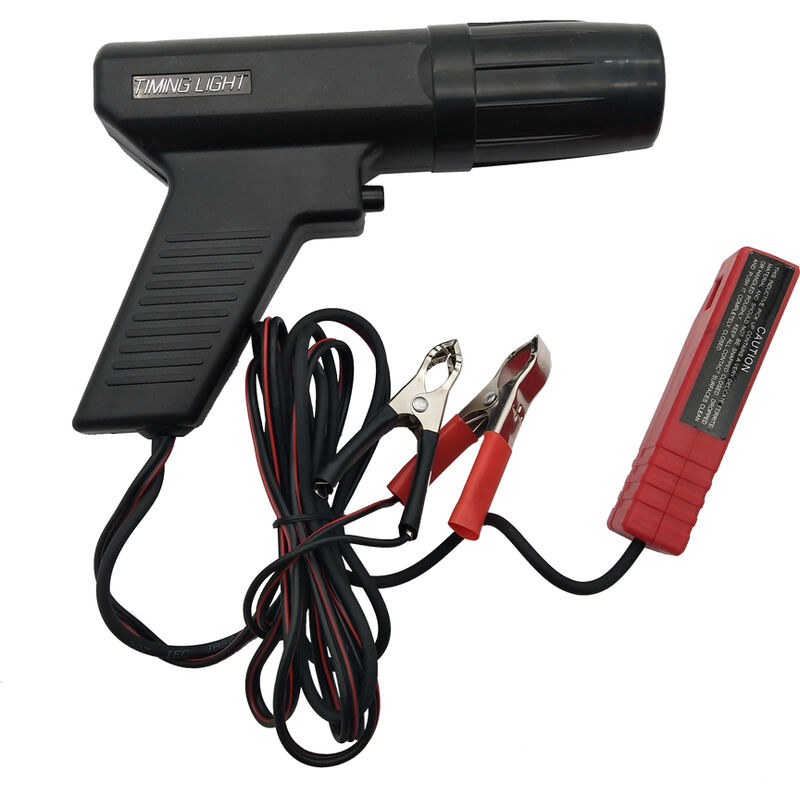 Ispezione dell'auto con la spia della