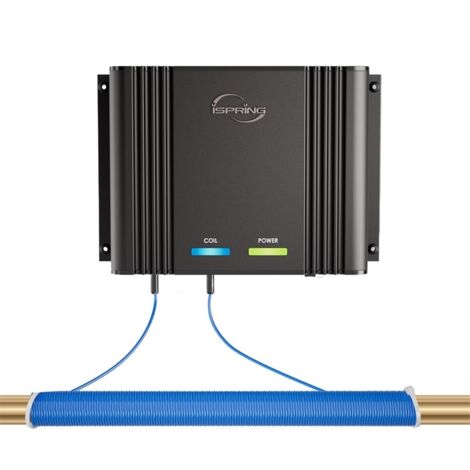 iSpring EDV2 Détartrant Électronique Sans Sel Haute Puissance, Réduction du Calcaire et Dépôts