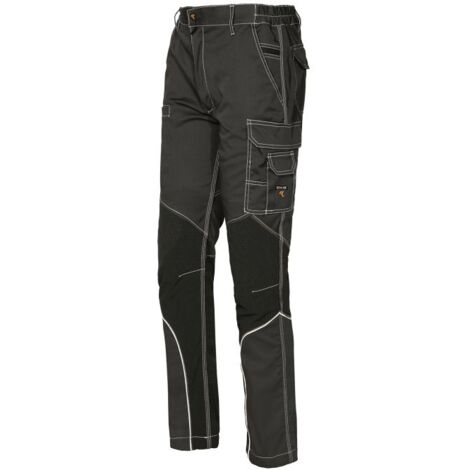 Issaline 8830B-080 Pantalon de Travail Extrême Stretch Gris Anthracite XL