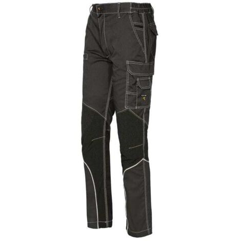 Issaline 8830B-080 Pantalón  trabajo extremadamente elástico gris antracita XXL