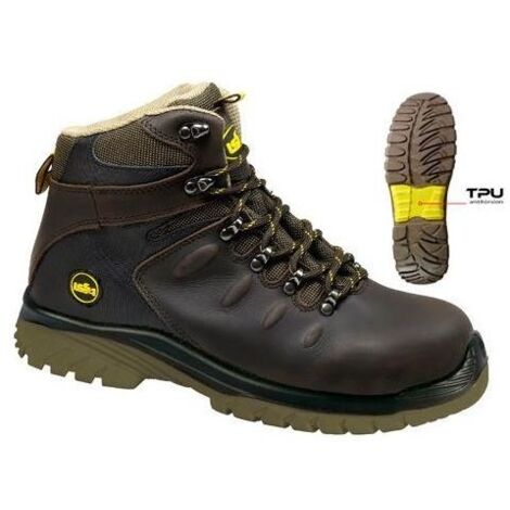 Issaline Calzature Da Lavoro Alte 42 Falcon Marrone Scuro