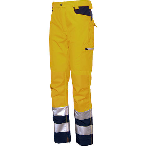 Issaline Gordon Pantalon Alta Visibilidad Amarillo - azulMM Amarillo - azul
